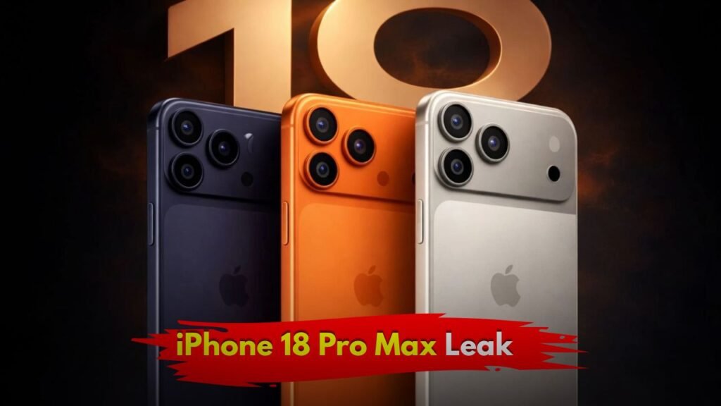 Apple iPhone 18 Pro Max leak