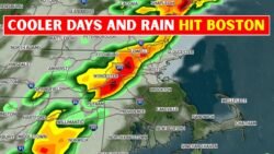 Boston weather forecast calls for cooler temperatures and rain