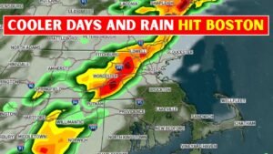 Boston weather forecast calls for cooler temperatures and rain