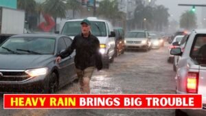 Heavy Rain Brings Flood Risk and Drought Relief in Southern US