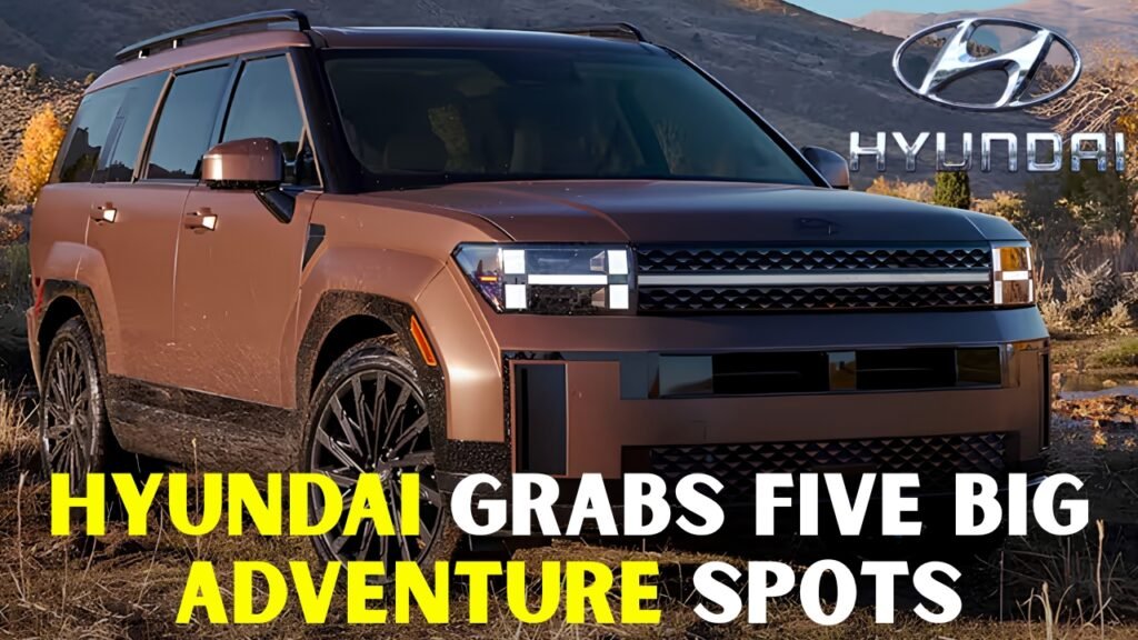 Hyundai Grabs Five Big Adventure Spots