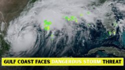 Gulf Coast storm system brings heavy rain and coastal flood risk
