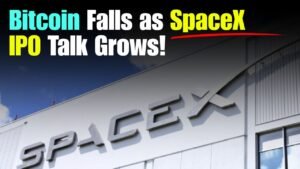 Bitcoin Falls as SpaceX IPO Talk Grows