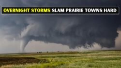 Dangerous Overnight Storms Hit the Prairies Hard