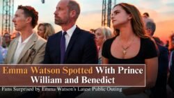 Emma Watson Makes Rare Public Appearance Alongside Prince William and Benedict Cumberbatch