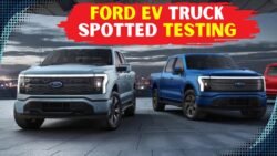 Ford electric pickup prototypes begin road testing