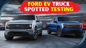 Ford electric pickup prototypes begin road testing