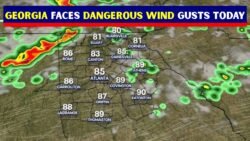 Georgia Weather Alert Damaging Wind Gusts Expected Across Multiple Areas
