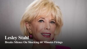 Lesley Stahl speaks about 60 Minutes firings