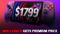 MSI Claw 8 EX AI Plus Launches With Premium Price Tag