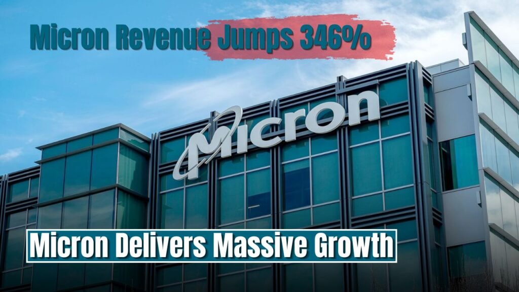 Micron Revenue Jumps 346%