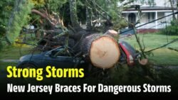 Strong Storms and Damaging Winds Head Toward New Jersey Tonight