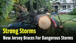 Strong Storms and Damaging Winds Head Toward New Jersey Tonight