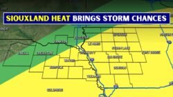 Siouxland forecast shows hot weather with storm chances