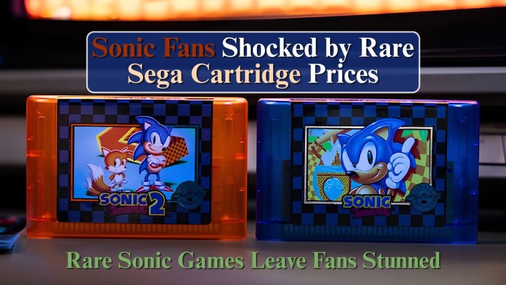 Sonic Retro Sega Cartridges Leave Fans Stunned