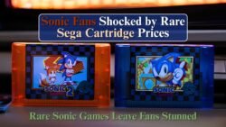 Sonic Retro Sega Cartridges Leave Fans Stunned by Their Huge Price