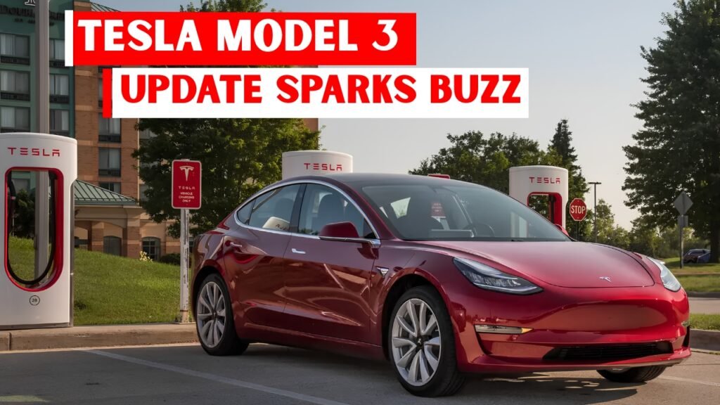 Tesla Model 3 Update Sparks Buzz
