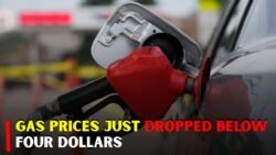 US Gas Prices Fall Below 4 Dollars Per Gallon