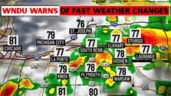 WNDU weather update shows more changing conditions for the area