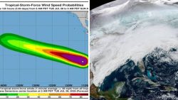 Extreme Weather Across North America Brings Alaska Snow Wisconsin Tornado and Hurricane Genevieve