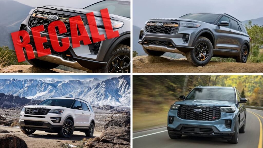 Ford Explorer Recall 2026