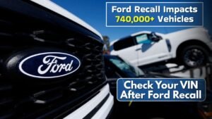 Ford Recall Affects More Than 740000 Vehicles as Drivers Are Told to Check Their VIN