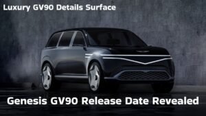 Genesis GV90 Release Date Comes Into Focus as New SUV Details Emerge