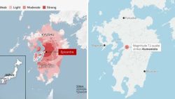 Japan Earthquake Maps Show