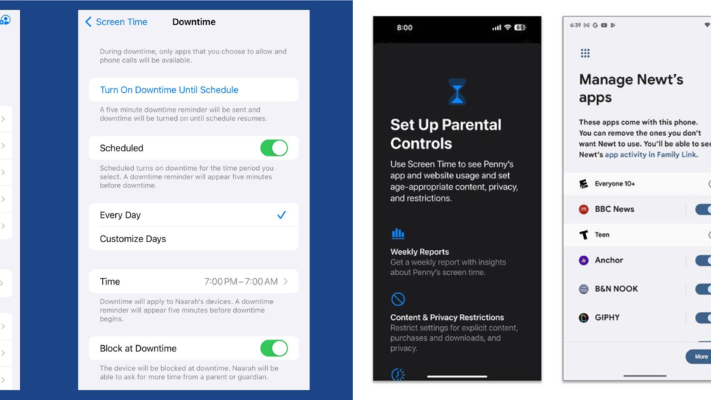 New US Parental Control Settings