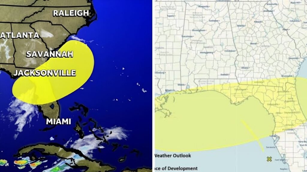 Northeastern Gulf Low Pressure System