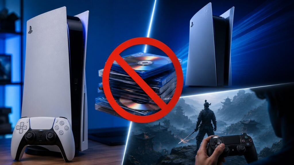 PlayStation Discontinue Physical Game Discs