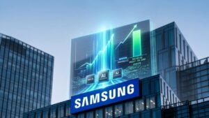 Samsung stock Reports 19-Fold Profit Jump After Strong AI Chip Sales