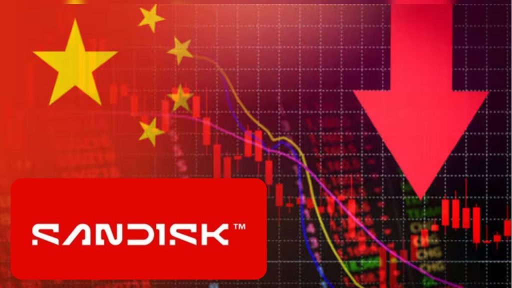SanDisk Falls 12%